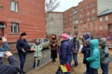 Изображение к новости 'Открытие детской площадки на Успенского 10'. 