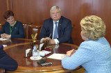 Изображение к новости 'Встреча с Валентиной Матвиенко'. Фото: council.gov.ru